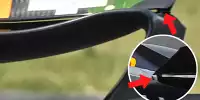 Detailaufnahme des Red-Bull-Heckflügels beim Kanada-Grand-Prix 2024
