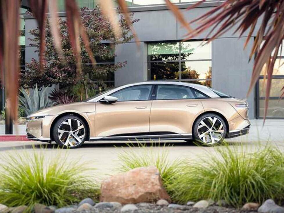 Lucid Air: Mit bis zu 725 km eines der reichweitenstärksten Modelle, aber auch sehr schnell beim Laden