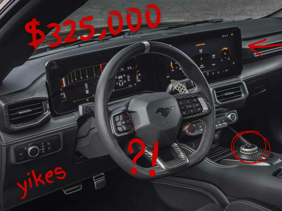 Interieur des Mustang GTD:Interieur des Mustang GTD: