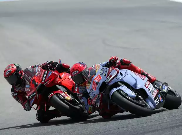 Titel-Bild zur News: Marc Marquez, Francesco Bagnaia