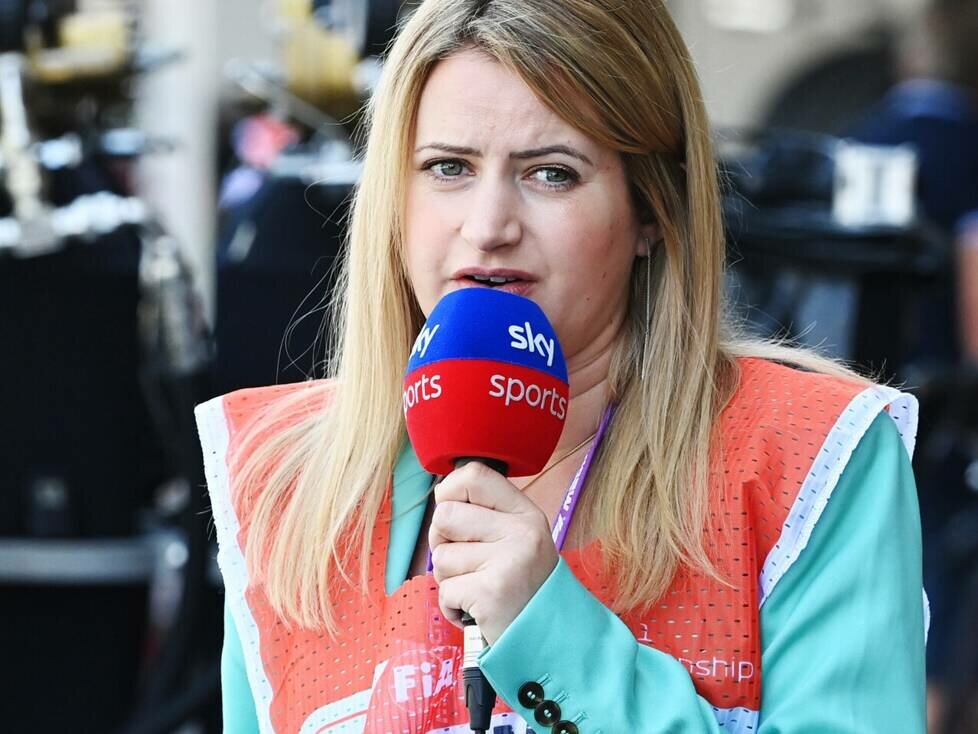 Bernadette "Bernie" Collins als Formel-1-Expertin im britischen Fernsehen