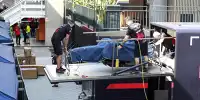 Aufbauarbeiten in Barcelona