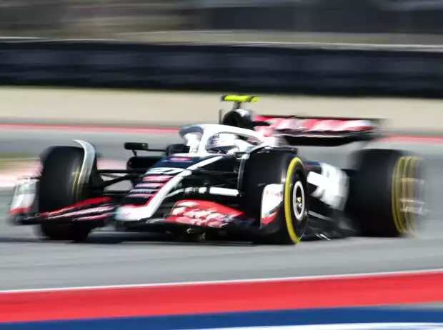 Nico Hülkenberg (Haas VF-24) beim Formel-1-Rennen in Spanien 2024 Titel-Bild zur News: Nico Hülkenberg (Haas VF-24) beim Formel-1-Rennen in Spanien 2024