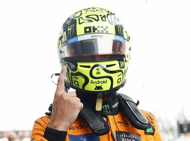 Lando Norris holte seine zweite Grand-Prix-Pole in der Formel 1 mit einer wahren Zauberrunde Titel-Bild zur News: Lando Norris holte seine zweite Grand-Prix-Pole in der Formel 1 mit einer wahren Zauberrunde