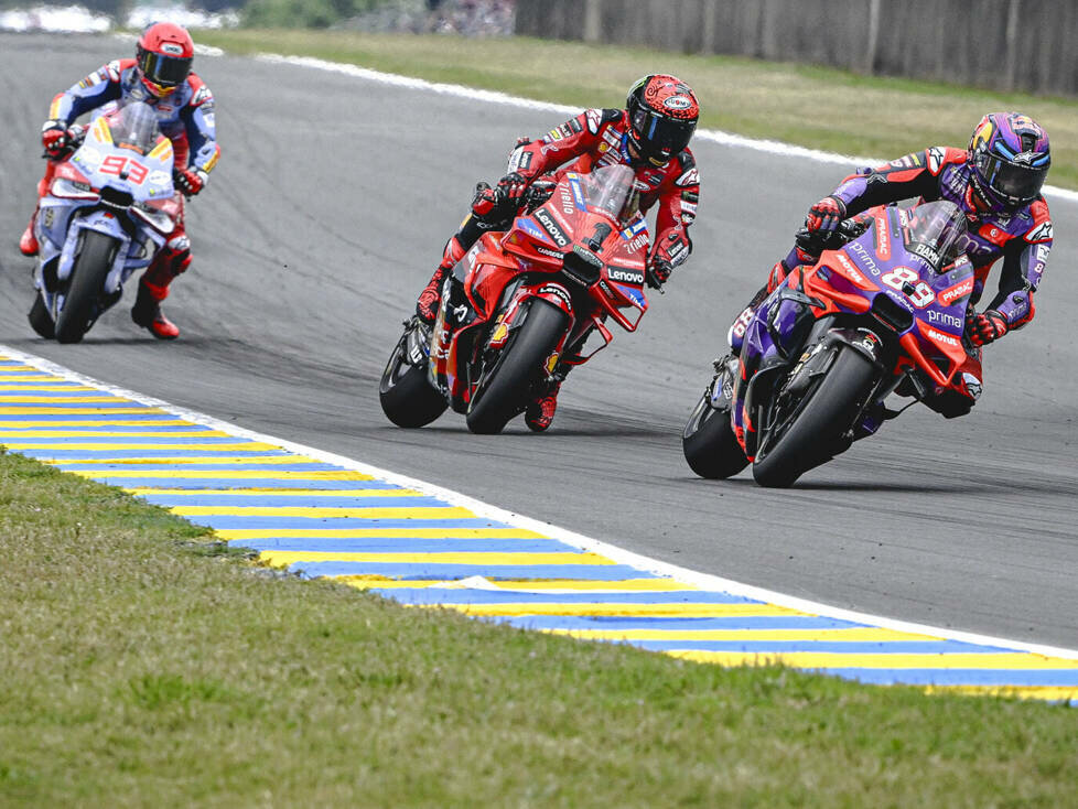 Jorge Martin, Francesco Bagnaia, Marc Marquez