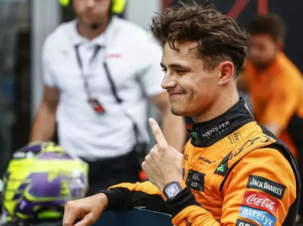 Titel-Bild zur News: Lando Norris (McLaren MCL38) beim Formel-1-Rennen in Barcelona 2024