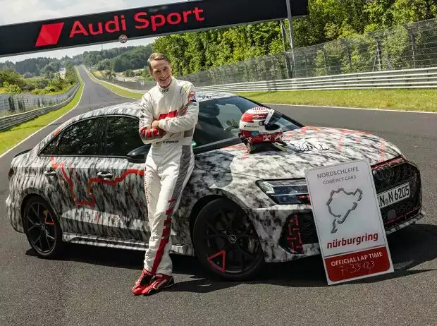 Audi RS3 Rundenrekord Nordschleife Titel-Bild zur News: Audi RS3 Rundenrekord Nordschleife