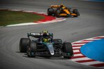 Lewis Hamilton (Mercedes) und Lando Norris (McLaren) 