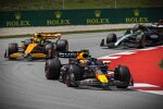 Max Verstappen (Red Bull), Lando Norris (McLaren) und Lewis Hamilton (Mercedes) 