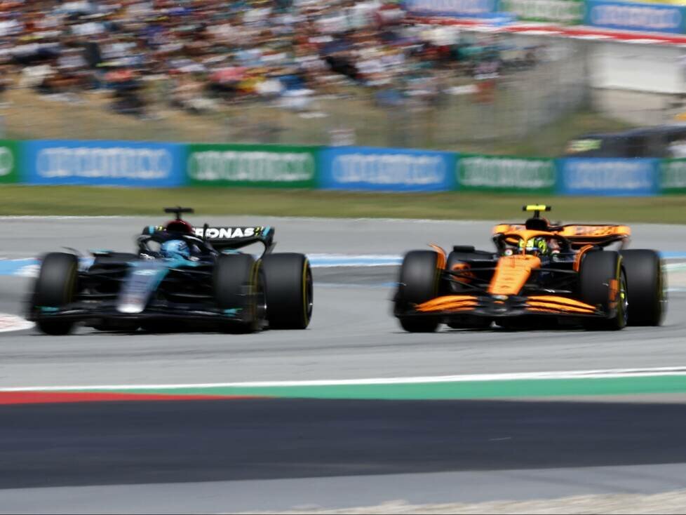 George Russell, Lando Norris