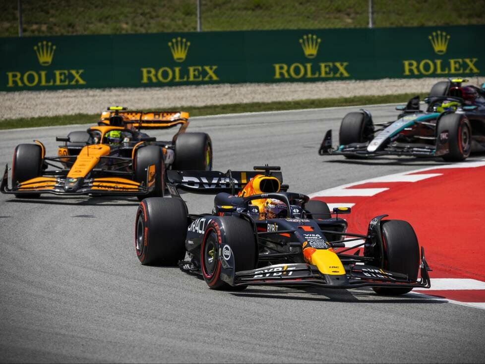Max Verstappen, Lando Norris, Lewis Hamilton