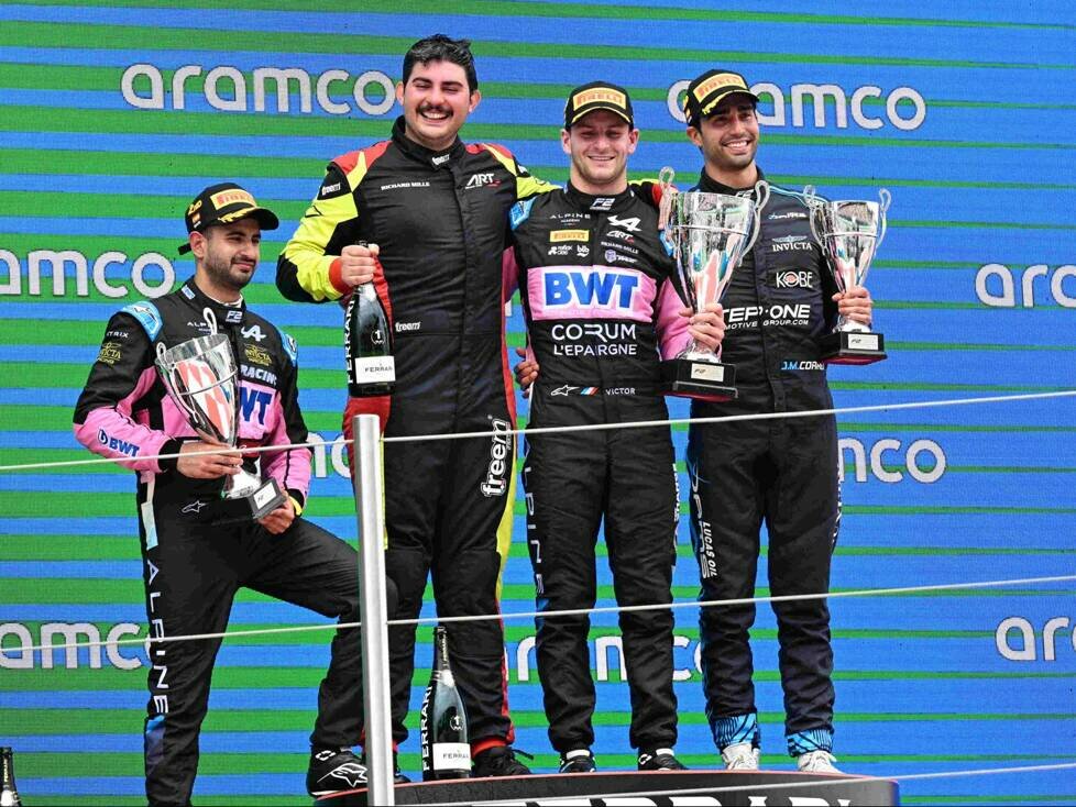 Kush Maini, Victor Martins, Juan Manuel Correa