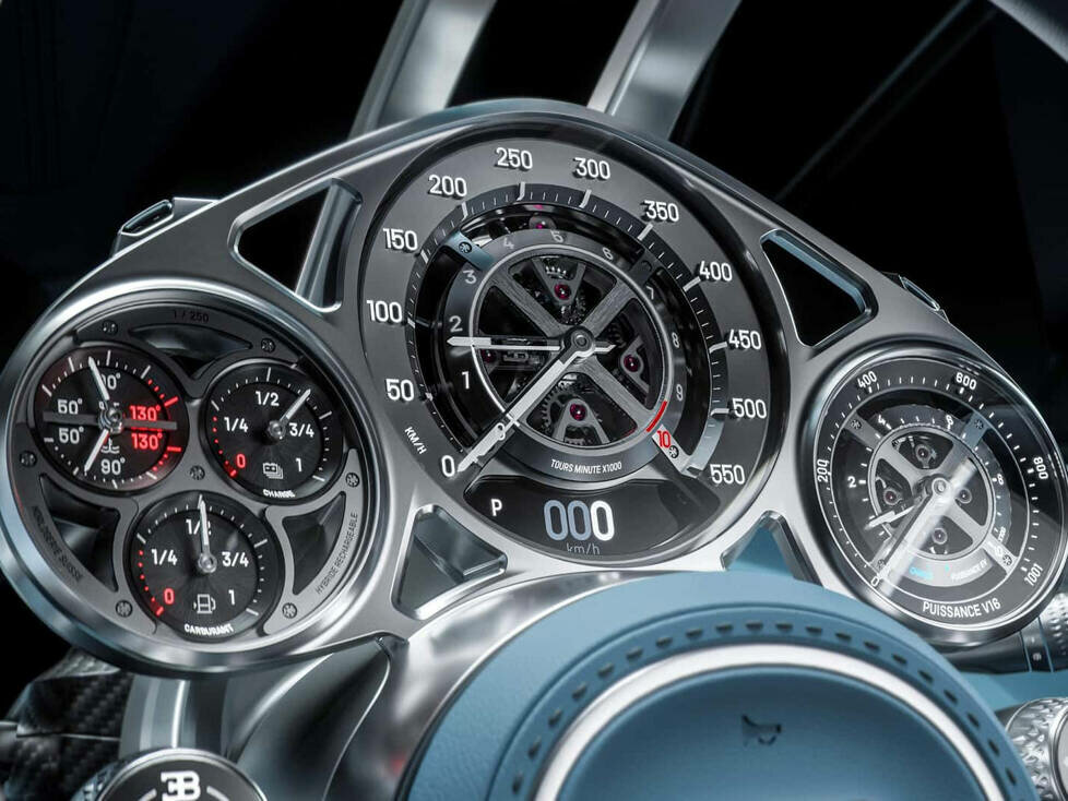 Cockpit des Bugatti Tourbillon
