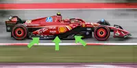 Ferrari SF-24 mit Updates beim Formel-1-Rennen in Spanien 2024