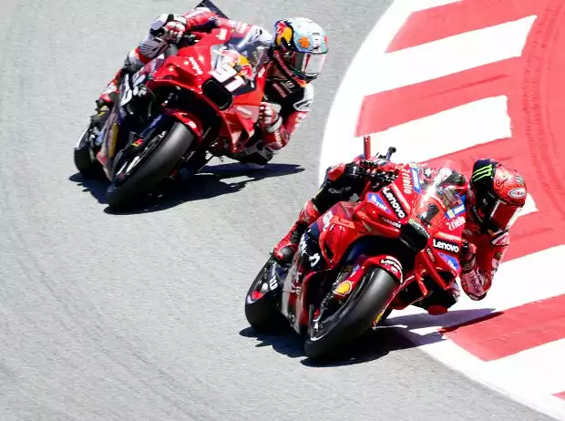 Titel-Bild zur News: Francesco Bagnaia, Pedro Acosta