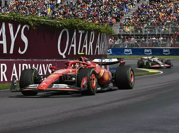 Titel-Bild zur News: Carlos Sainz im Ferrari SF-24 beim Formel-1-Rennen in Kanada 2024