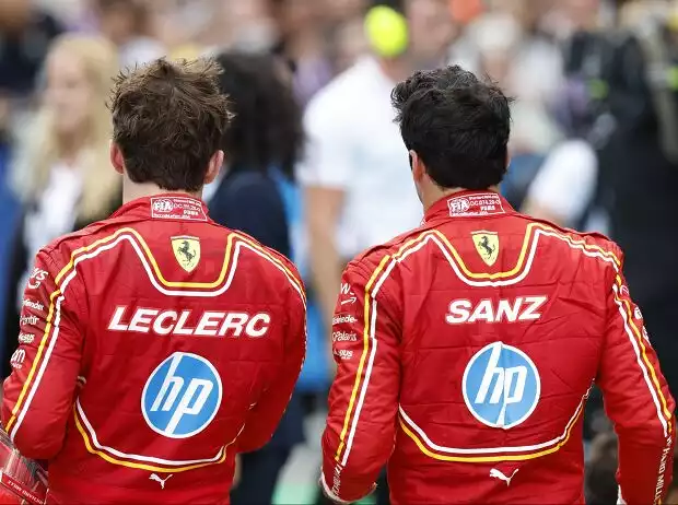 Charles Leclerc, Carlos Sainz Titel-Bild zur News: Charles Leclerc, Carlos Sainz