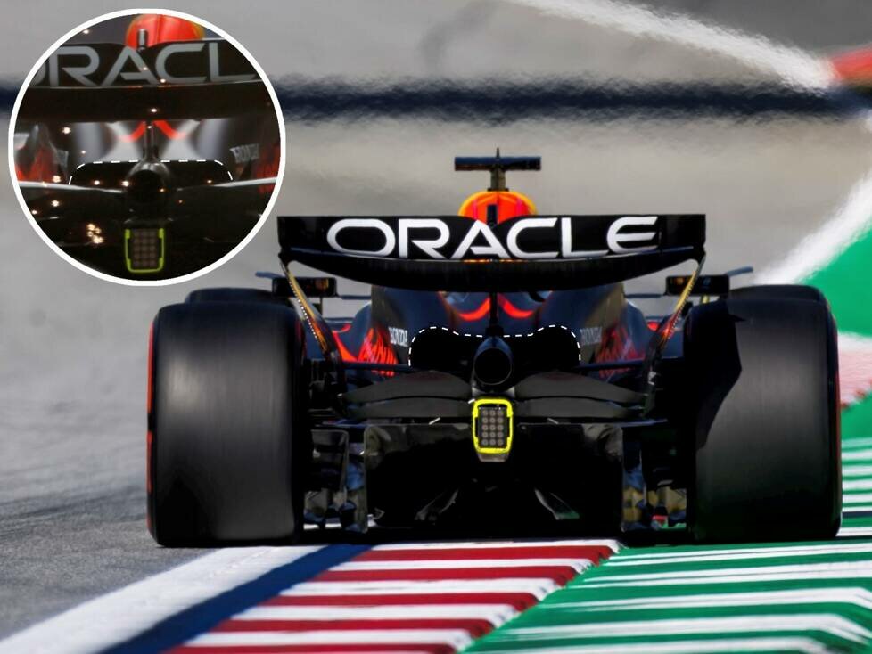 Luftauslass am Red Bull RB20 in der Formel-1-Saison 2024
