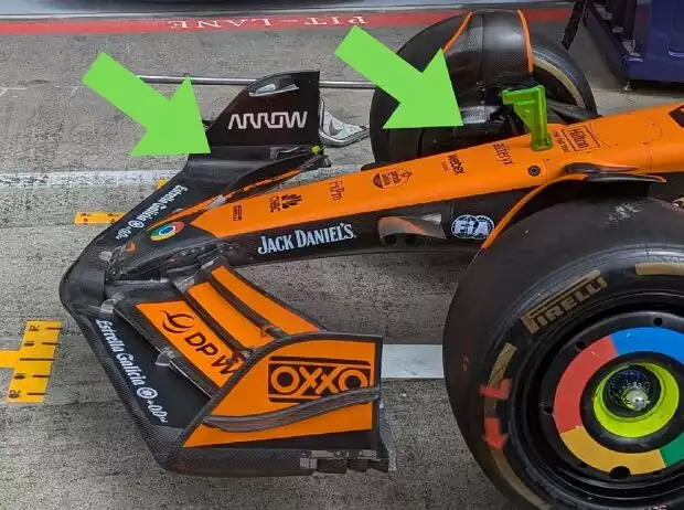 Updates am McLaren MCL38 beim Formel-1-Rennen in Spielberg 2024 Titel-Bild zur News: Updates am McLaren MCL38 beim Formel-1-Rennen in Spielberg 2024