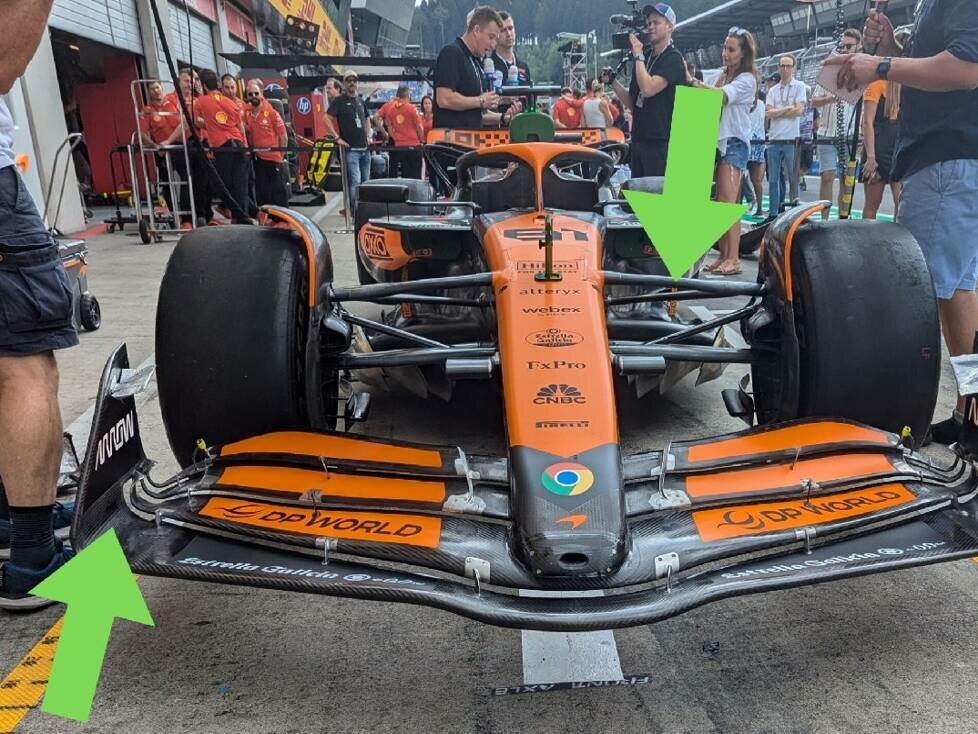 Updates am McLaren MCL38 beim Formel-1-Rennen in Spielberg 2024