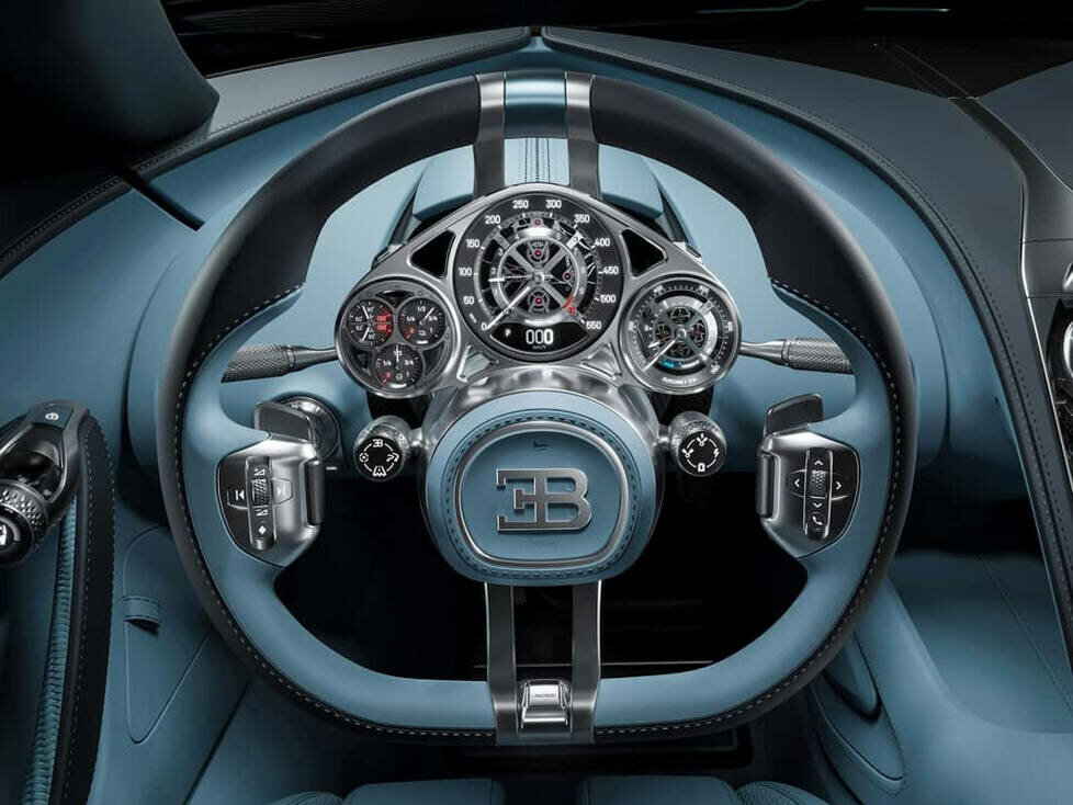 Lenkrad des Bugatti Tourbillon