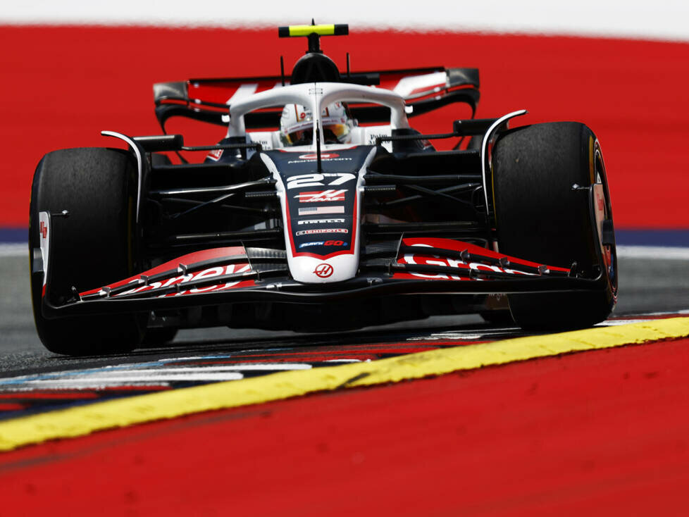 Nico Hülkenberg (Haas) beim Formel-1-Rennen in Österreich 2024