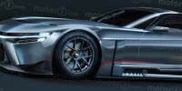 Toyota GR GT3 im rendering von Motor1.com