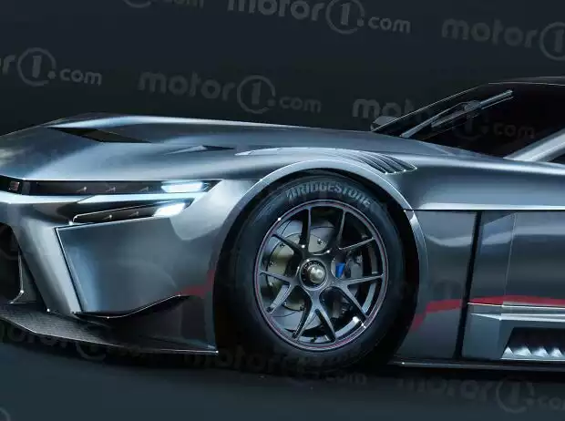 Toyota GR GT3 im rendering von Motor1.com Titel-Bild zur News: Toyota GR GT3 im rendering von Motor1.com