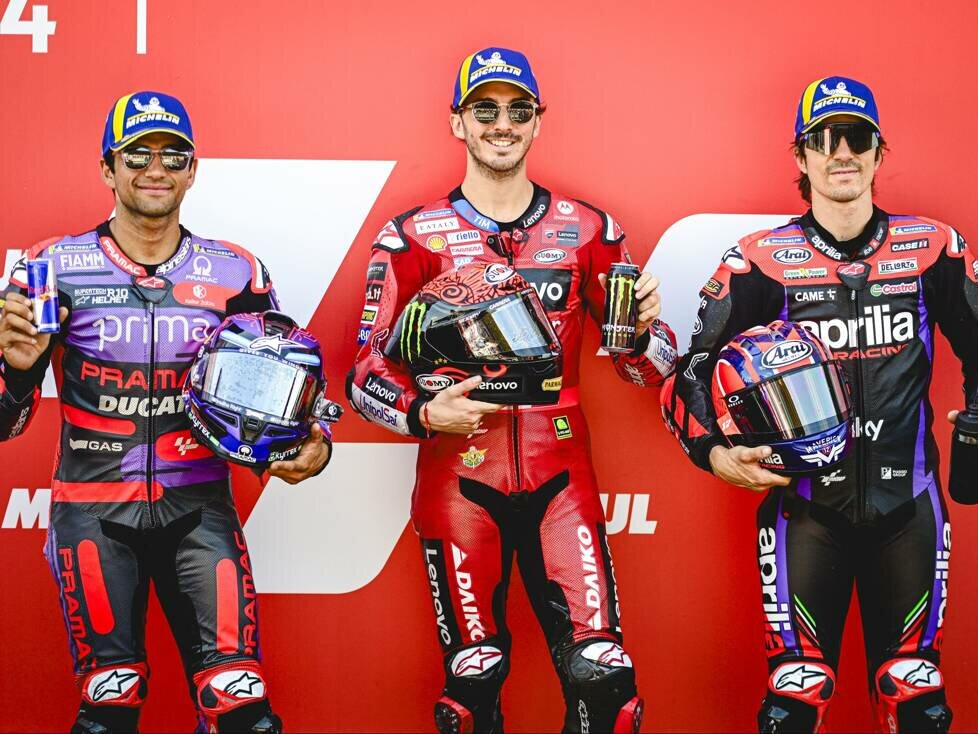 Francesco Bagnaia, Jorge Martin, Maverick Vinales