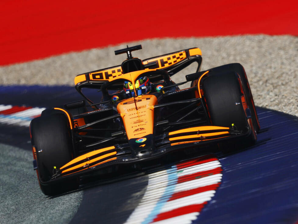 Oscar Piastri (McLaren) beim Formel-1-Rennen in Österreich 2024