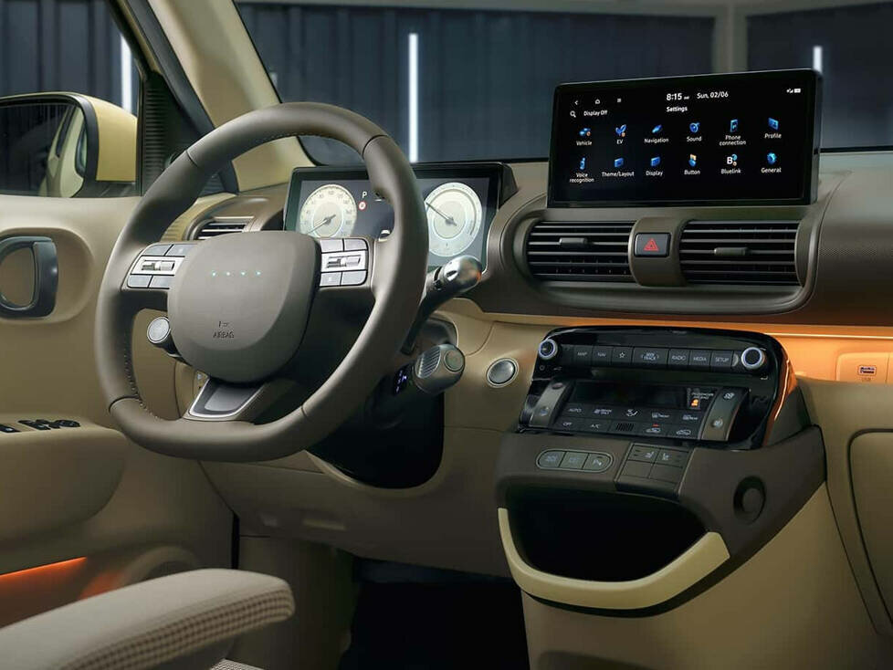 Innenraum des Hyundai Inster