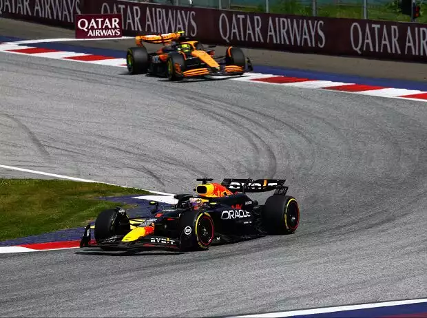 Max Verstappen, Lando Norris Titel-Bild zur News: Max Verstappen, Lando Norris