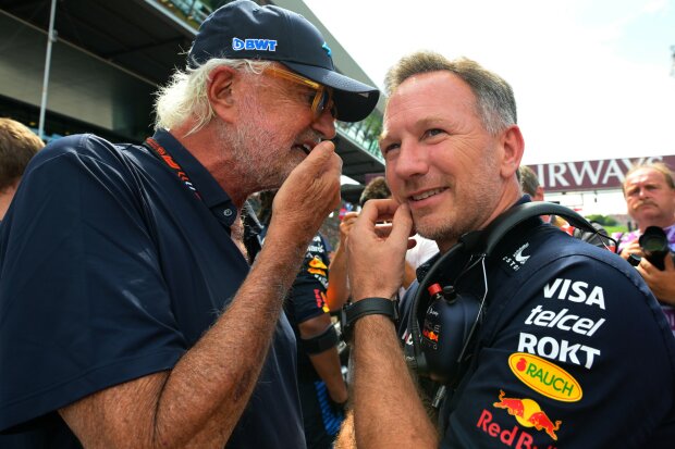 Flavio Briatore Christian Horner Red Bull Red Bull F1 ~Flavio Briatore und Christian Horner ~ Flavio Briatore Christian Horner Red Bull Red Bull F1 ~Flavio Briatore und Christian Horner ~