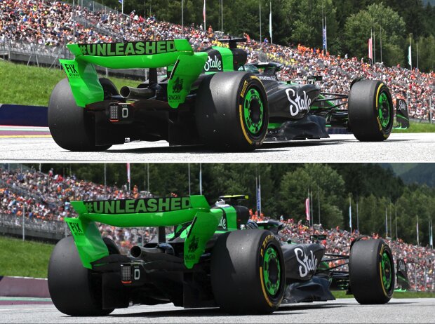 Sauber testete in Spielberg einen anderen Heckflügel Sauber testete in Spielberg einen anderen Heckflügel