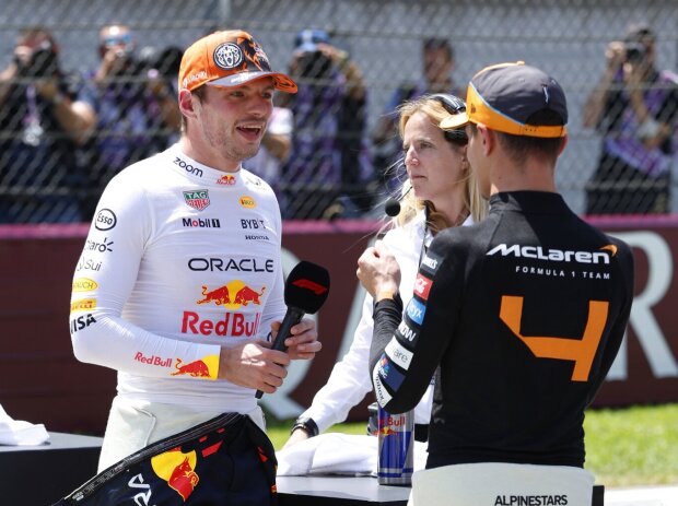 Verstappen will sich die Gute Laune mit Norris nicht verderben lassen Verstappen will sich die Gute Laune mit Norris nicht verderben lassen