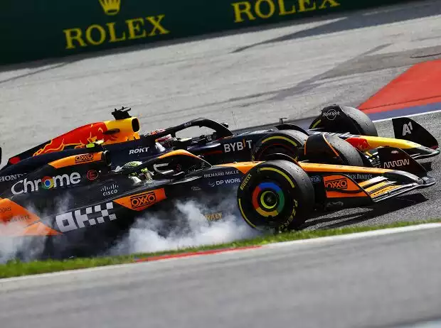 Max Verstappen, Lando Norris Titel-Bild zur News: Max Verstappen, Lando Norris