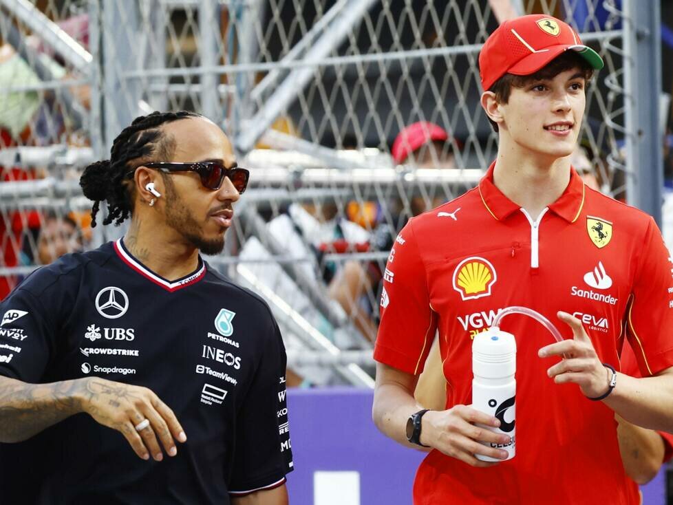 Lewis Hamilton, Oliver Bearman, Charles Leclerc