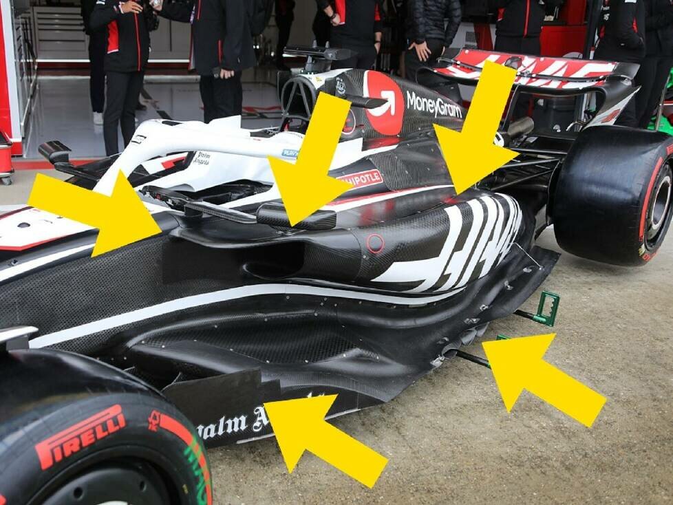 Das Silverstone-Update am Haas VF-24 in der Formel 1 2024
