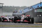 Kevin Magnussen (Haas) und Nico Hülkenberg (Haas) 