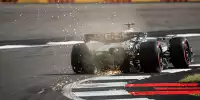 George Russell (Mercedes W15) beim Formel-1-Rennen in Silverstone 2024