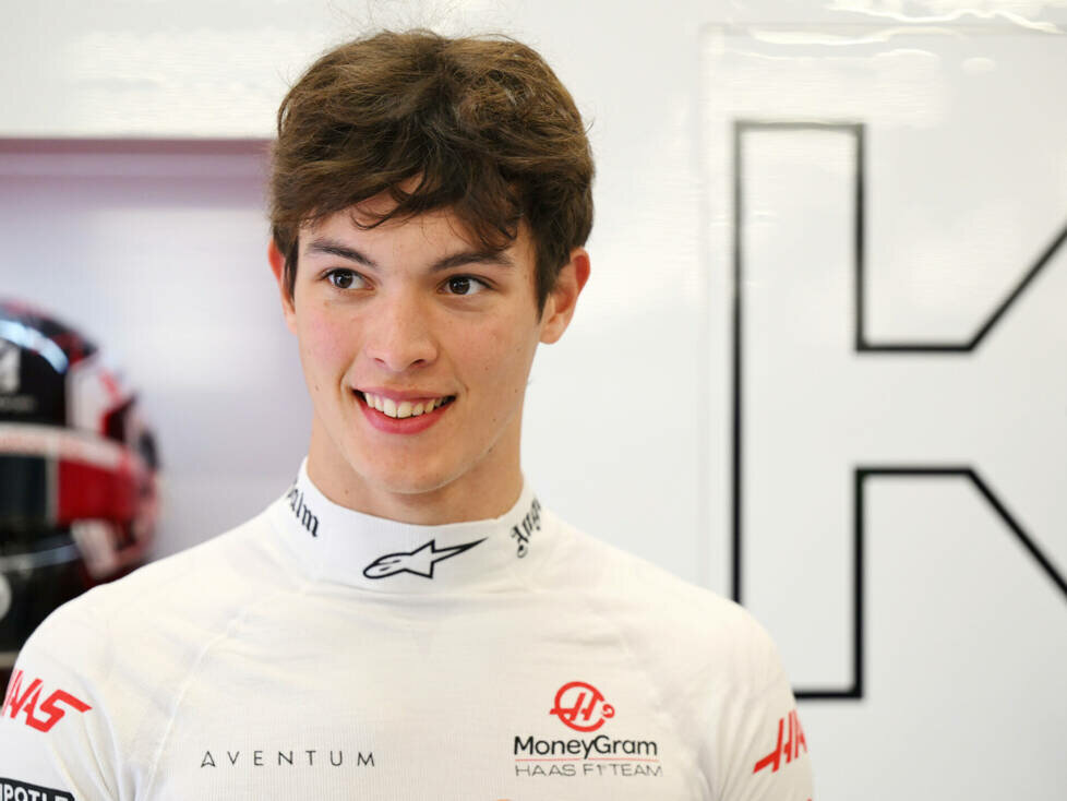 Oliver Bearman (Haas) beim Training zum Formel-1-Rennen in Silverstone 2024