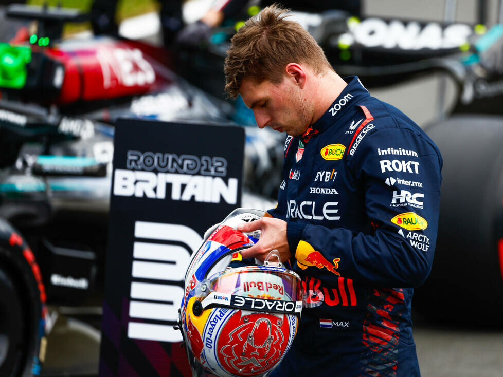 Max Verstappen (Red Bull) nach dem Qualifying zum Formel-1-Rennen in Silverstone 2024