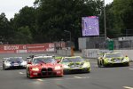 Sheldon van der Linde (Schubert-BMW), Mirko Bortolotti (SSR-Lamborghini) und Nicki Thiim (SSR-Lamborghini) 