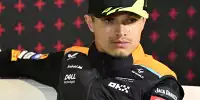 Lando Norris in der Pressekonferenz nach dem Formel-1-Rennen in Silverstone 2024