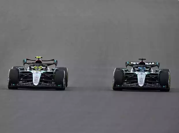 Lewis Hamilton, George Russell Titel-Bild zur News: Lewis Hamilton, George Russell