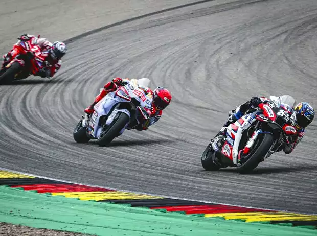 Titel-Bild zur News: Miguel Oliveira, Marc Marquez, Enea Bastianini