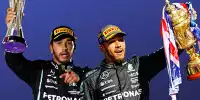 Lewis Hamilton 2021 in Saudi-Arabien (links) und 2024 in Großbritannien