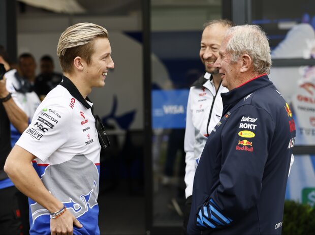Liam Lawson, Helmut Marko Liam Lawson, Helmut Marko