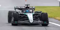 George Russell (Mercedes W15) beim Formel-1-Rennen in Silverstone 2024