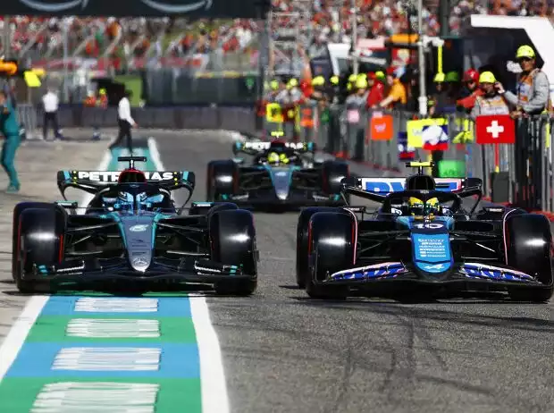 George Russell, Pierre Gasly Titel-Bild zur News: George Russell, Pierre Gasly
